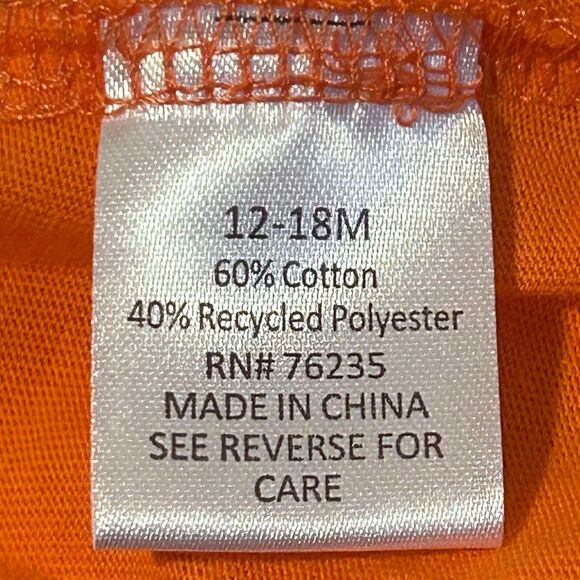 New Girls 12-18 Months Halloween Dress Glitter Bats Orange & Black Dot & Zazz - Picture 7 of 8